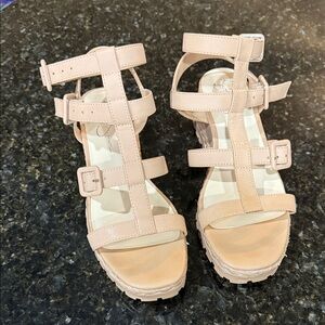 Jessica Simpson gladiator style wedge